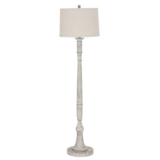 Stella Floor Lamp With Linen Shade