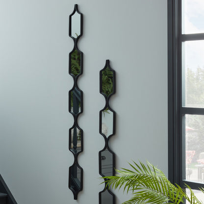 Square Decorative Hanging Collage Mirror In Black