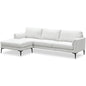 Zephra Three Seater Sofa With Footstool