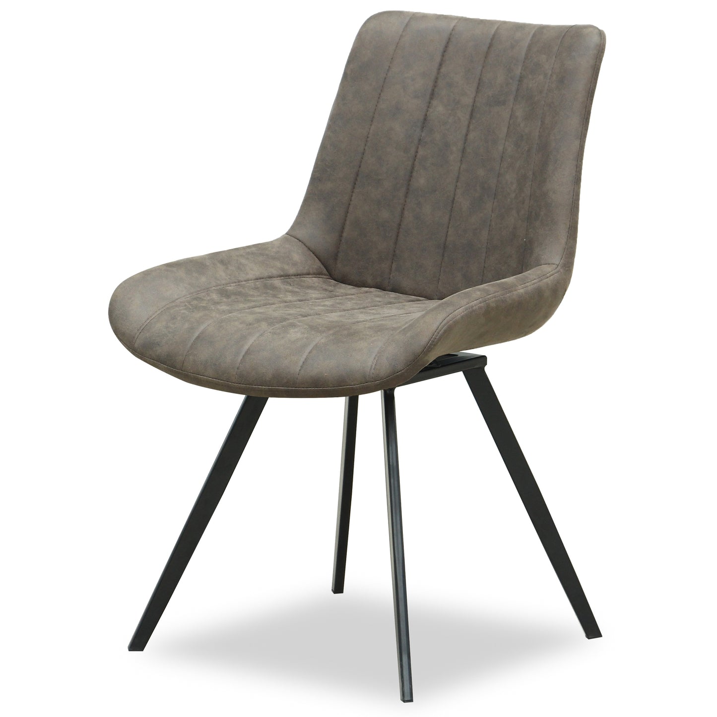 Malmo Coffee Swivel Dining Chair