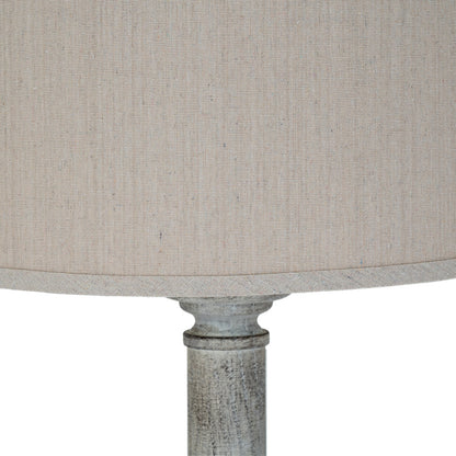 Stella Floor Lamp With Linen Shade