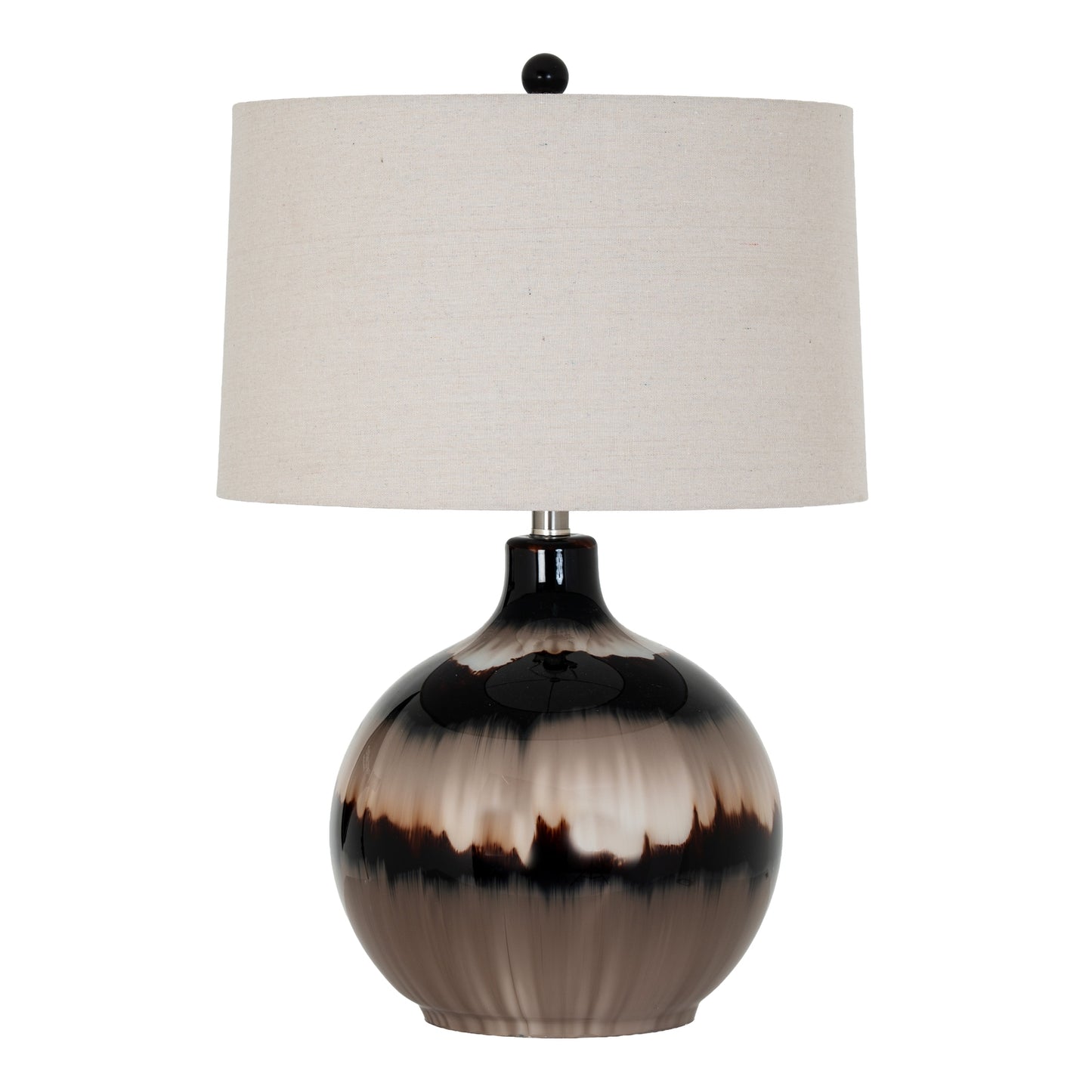 Sepia Shadows Table Lamp With Linen Shade