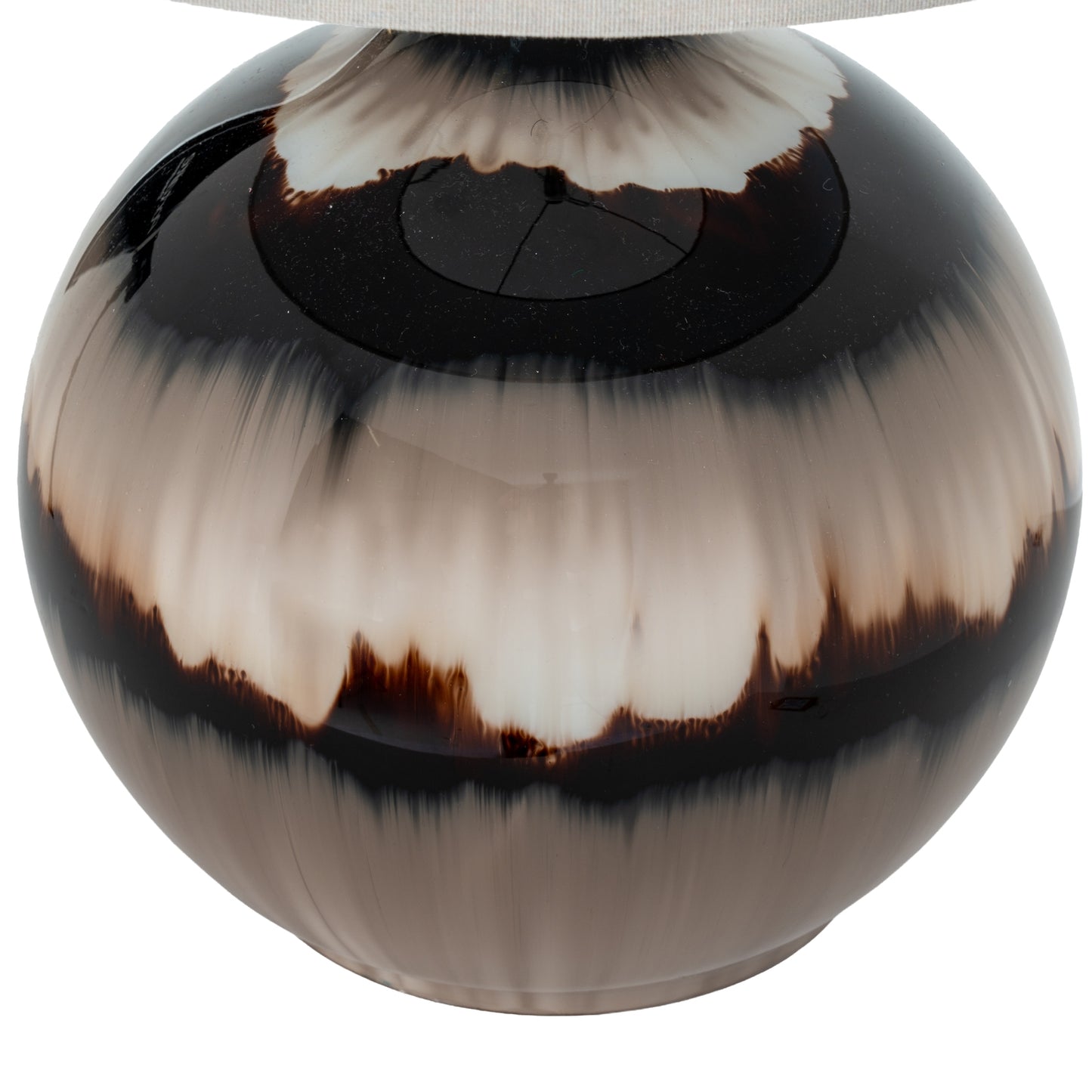 Sepia Shadows Table Lamp With Linen Shade