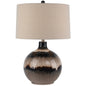 Sepia Shadows Table Lamp With Linen Shade
